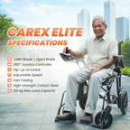 Carex Elite Electric Wheelchair
